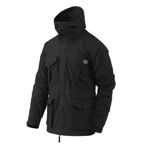 Kurtka Helikon SAS Smock czarna – widok z przodu