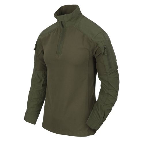 Bluza Helikon Combat Shirt Ripstop czarna XS – widok przód