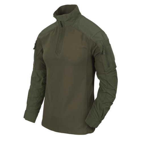 Bluza Helikon Combat Shirt Ripstop czarna XS – widok przód