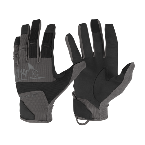 taktyczne rękawiczki strzeleckie Range Tactical czarne shadow grey