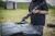 pokrowiec Helikon Double Upper Rifle Bag Olive Green na stole strzeleckim