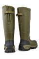 buty Game Tracker 10 Dark Brown widok z tyłu na cholewkę