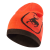 detal dzianiny czapki Deerhunter logo