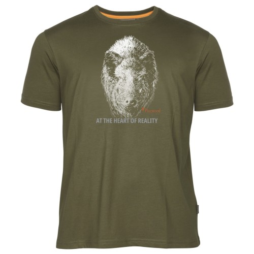 t-shirt męski Pinewood Wild-Boar widok z przodu