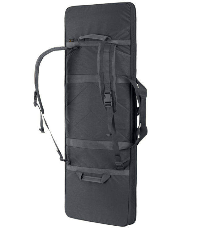 chowane szelki plecakowe na tylnej stronie pokrowca Double Upper Rifle Bag