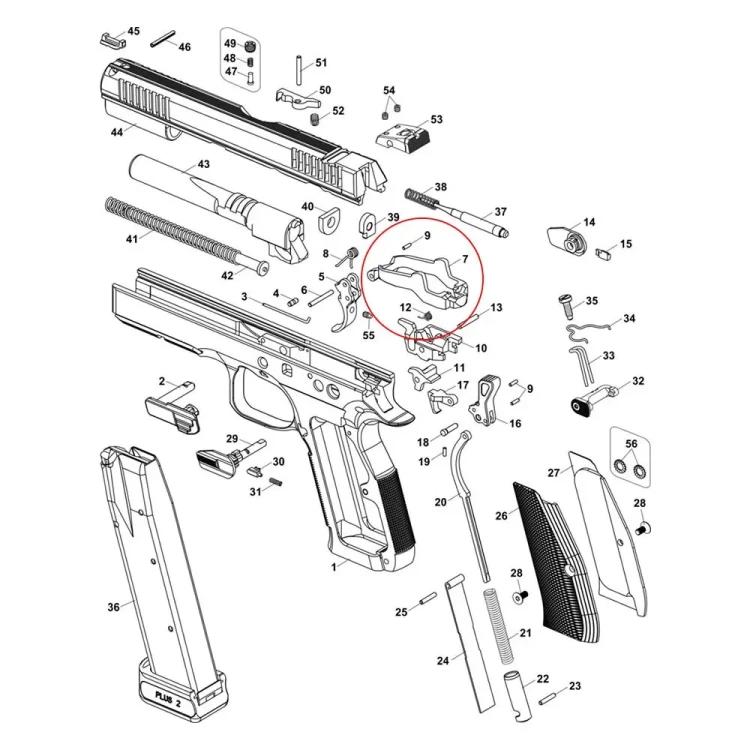 Mechanizm spustu Shadow 2
