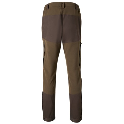 spodnie Pinewood Finnveden Hybrid Dark Brown widok z tyłu