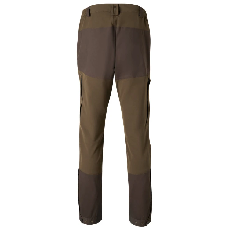 spodnie Pinewood Finnveden Hybrid Dark Brown widok z tyłu