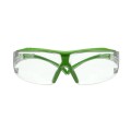 Okulary SecureFit 400X bezbarwne zielone – widok ogólny