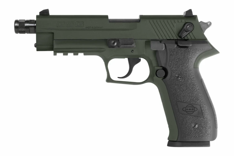 Pistolet GSG Fire Fly Zielony SD - gwint 22lr