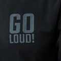 detal materiału bawełnianego w longsleeve Direct Action NO LOUD