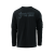 longsleeve Direct Action NO LOUD cotton black widok z tyłu