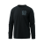 longsleeve Direct Action NO LOUD cotton black widok z przodu