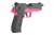 Chwyt pistoletu GSG Fire Fly SD Pink – zbliżenie tekstury