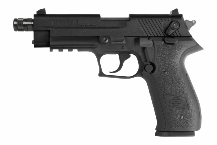 Pistolet GSG Fire Fly Czarny SD - gwint 22lr