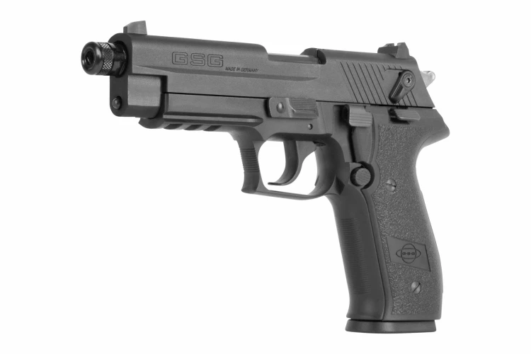 Pistolet GSG Fire Fly Czarny SD - gwint 22lr