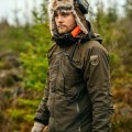 Kurtka 5890 Moss Green – wykończenie tkaniny