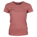 Koszulka Pinewood damska Outdoor 3445 różowa XXL – widok ogólny