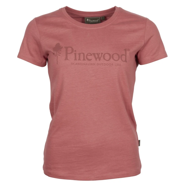Koszulka Pinewood damska Outdoor 3445 różowa XXL – widok ogólny