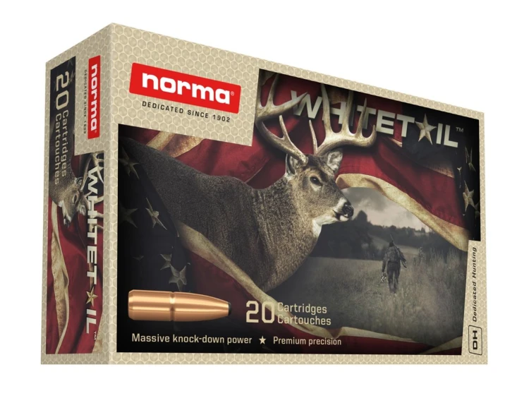 amunicja 308WIN Norma Whitetail 11,7 g 180 gr SP paczka 20 sztuk