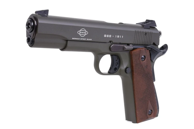 Pistolet GSG 1911 Zielony SD - gwint 22lr