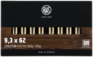 AMUNICJA 9,3X62 RWS 18,8G EVO