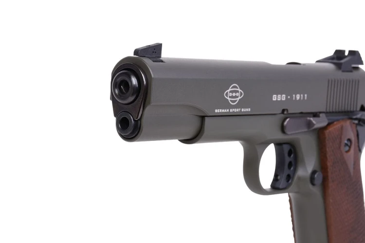 Pistolet GSG 1911 Zielony SD - gwint 22lr