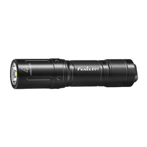 Latarka diodowa Fenix E01 V2.0 czarna – widok z przodu