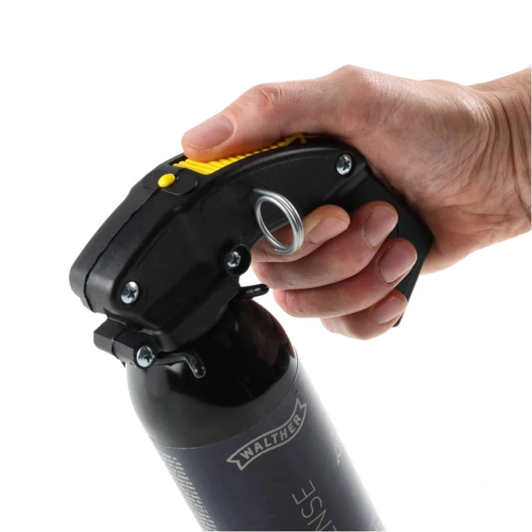 gaz pieprzowy Walther Pro Secur stożek 370 ml widok z boku