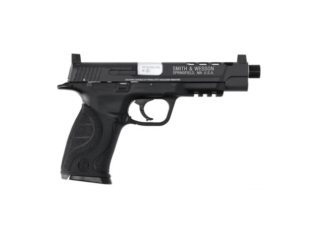 pistolet wiatrówka Smith &amp; Wesson Performance Center Ported M&amp;P9L 4,5 mm widok z boku