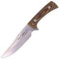 Nóż Muela Jabali Brown Micarta, Satin 170mm Full T – widok z boku