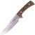 Nóż Muela Jabali Brown Micarta, Satin 170mm Full T – widok z boku