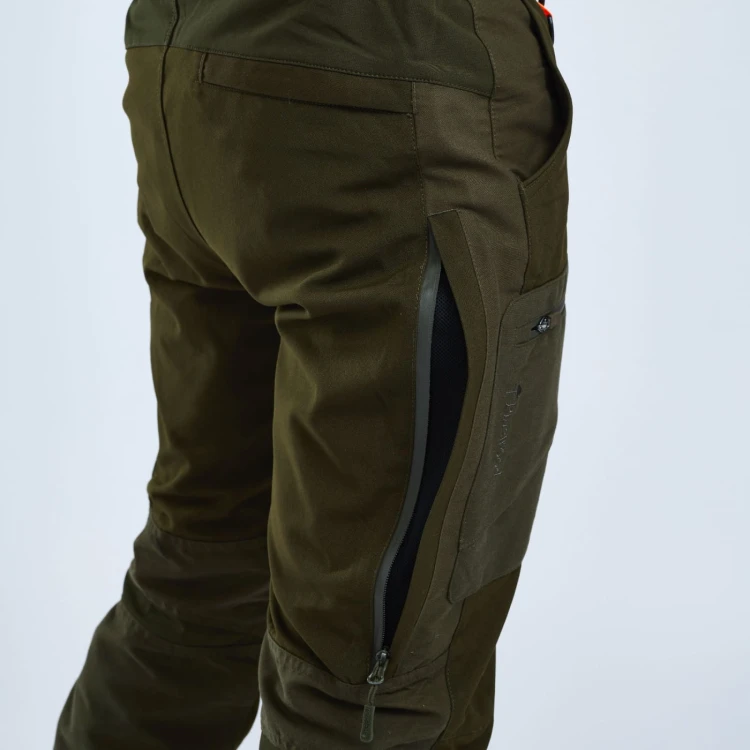 Spodnie myśliwskie Moss Green 60 – kieszenie cargo na udach