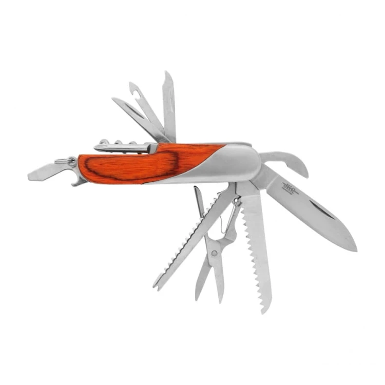 Scyzoryk Joker JKR102 w pokrowcu – widok z ostrzem rozłożonym