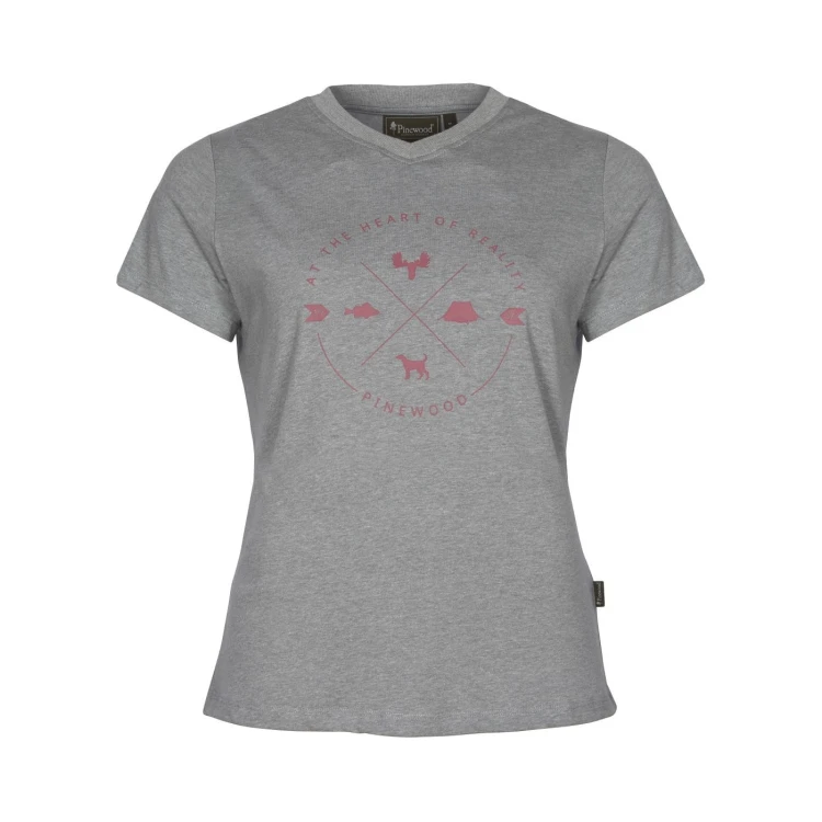 Koszulka Pinewood Finnveden Trail 3321 Grey XXL – widok z przodu