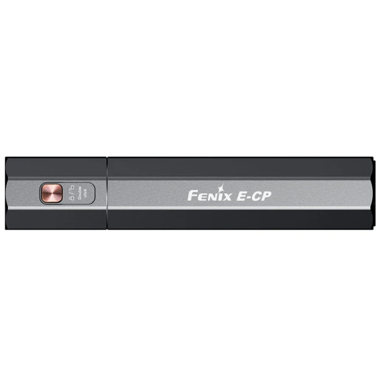 Latarka LED Fenix E-CP czarna – widok boczny