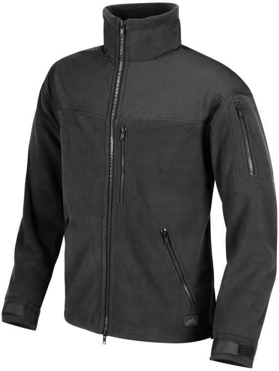 Bluza Helikon CLASSIC ARMY Fleece Czarna - widok ogólny