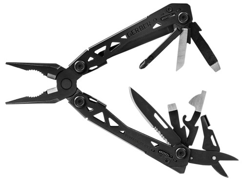 Multitool Gerber Suspension GB Black – widok z przodu