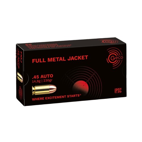 Amunicja GECO14,9G 230gr FMJ 45ACP