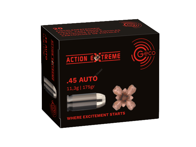 Amunicja Geco 11,3G Action Extreme 45ACP