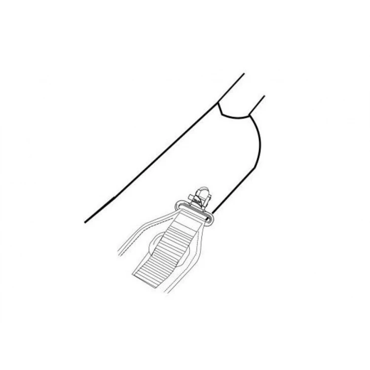 Bączki do pasa Outdoor Connection Talon 1,25" stal 094-005