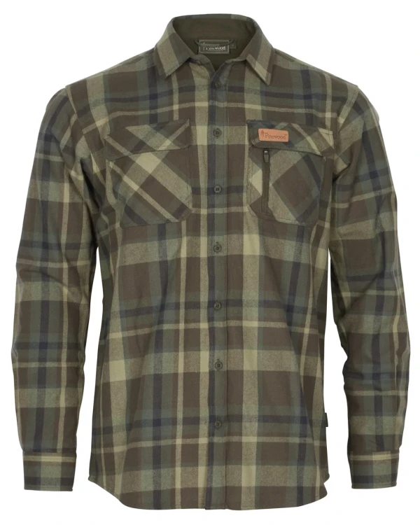 Koszula Lappland Flannel 5487 Green Brown XL