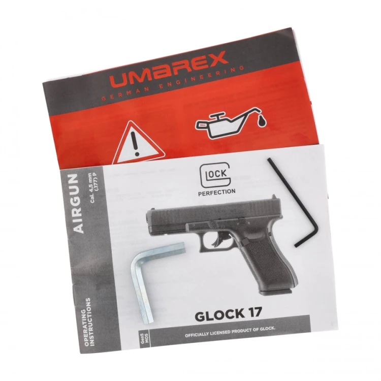 Pistolet wiatrówka Glock 17 gen 5 MOS 4,5mm