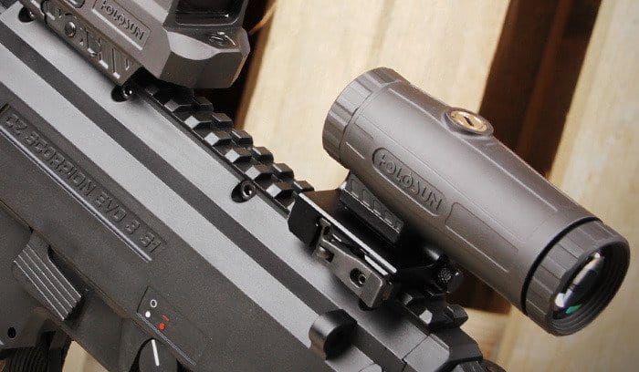 Powiększalnik HM3X 3x Magnifier - Flip &amp; Picatinny QD