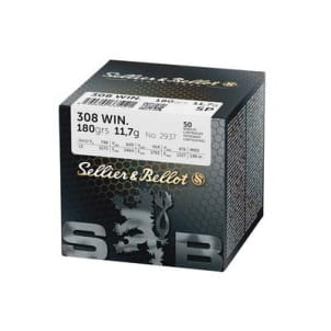 Amunicja S&amp;B 11,7G 180GR FMJ 308WIN (50)