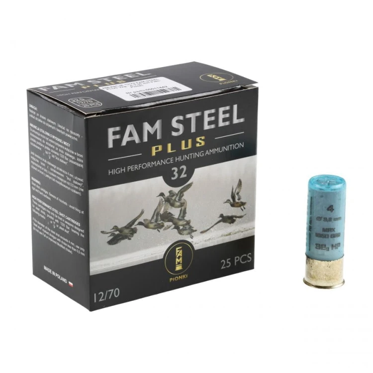 Amunicja 12/70 FAM Pionki Steel plus 4-3,00 32G