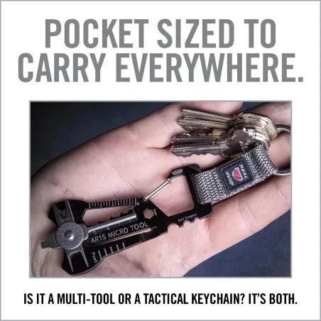 Brelok karabińczyk Real Avid Micro Tool AR15