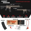 Karabin Tippmann M4-22 Elite-L 16" FDE 22LR