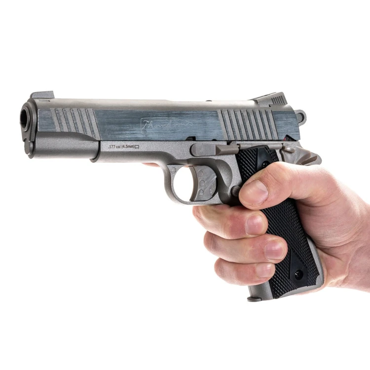 Pistolet Wiatrówka 4,5mm 1911 Thompson Silver