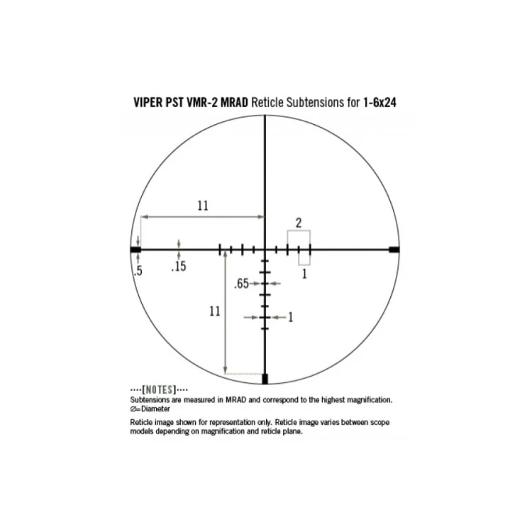Luneta celownicza Vortex Viper PST II 1-6×24
